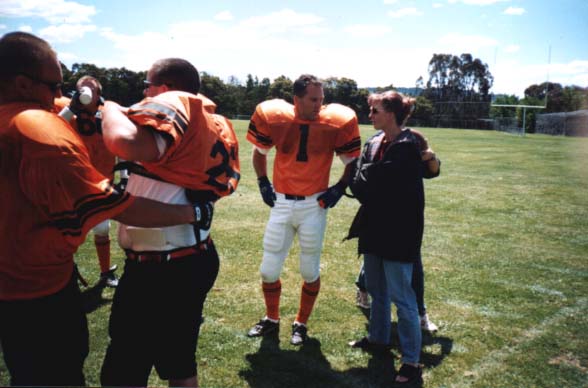 David Gilbard pre-last game